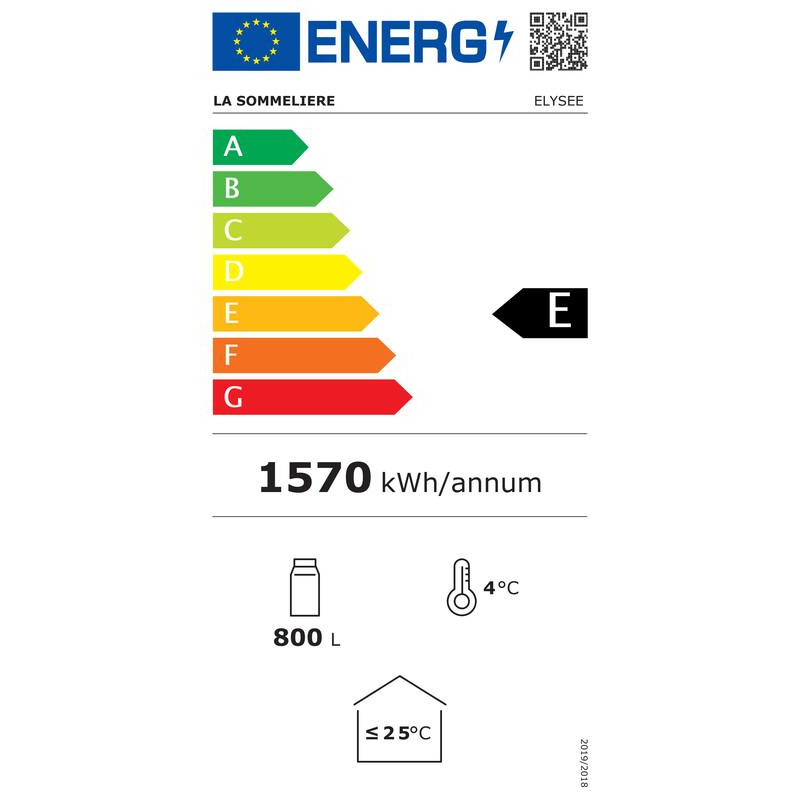Adega de serviço profissional multi-zone ELYSEE 144 garrafas - La Sommelière