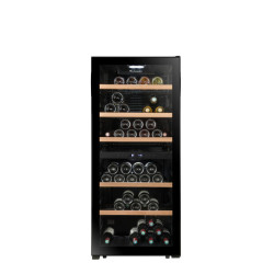 Resfriador de Vinho de Dupla Zona LS102DZBLACK 102 Garrafas - La Sommelière