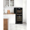 Dual-compartment service wine cellar ECS81.2Z 75 Bottles - La Sommelière