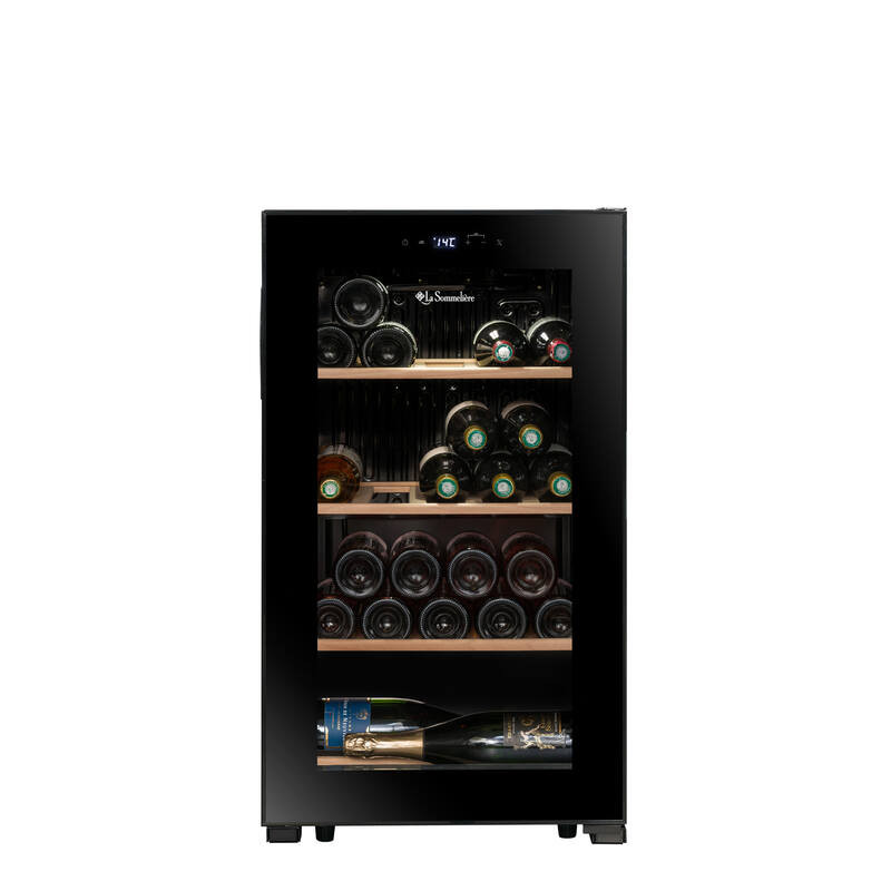 Adega de controle de temperatura LS36BLACK 36 Garrafas - La Sommelière